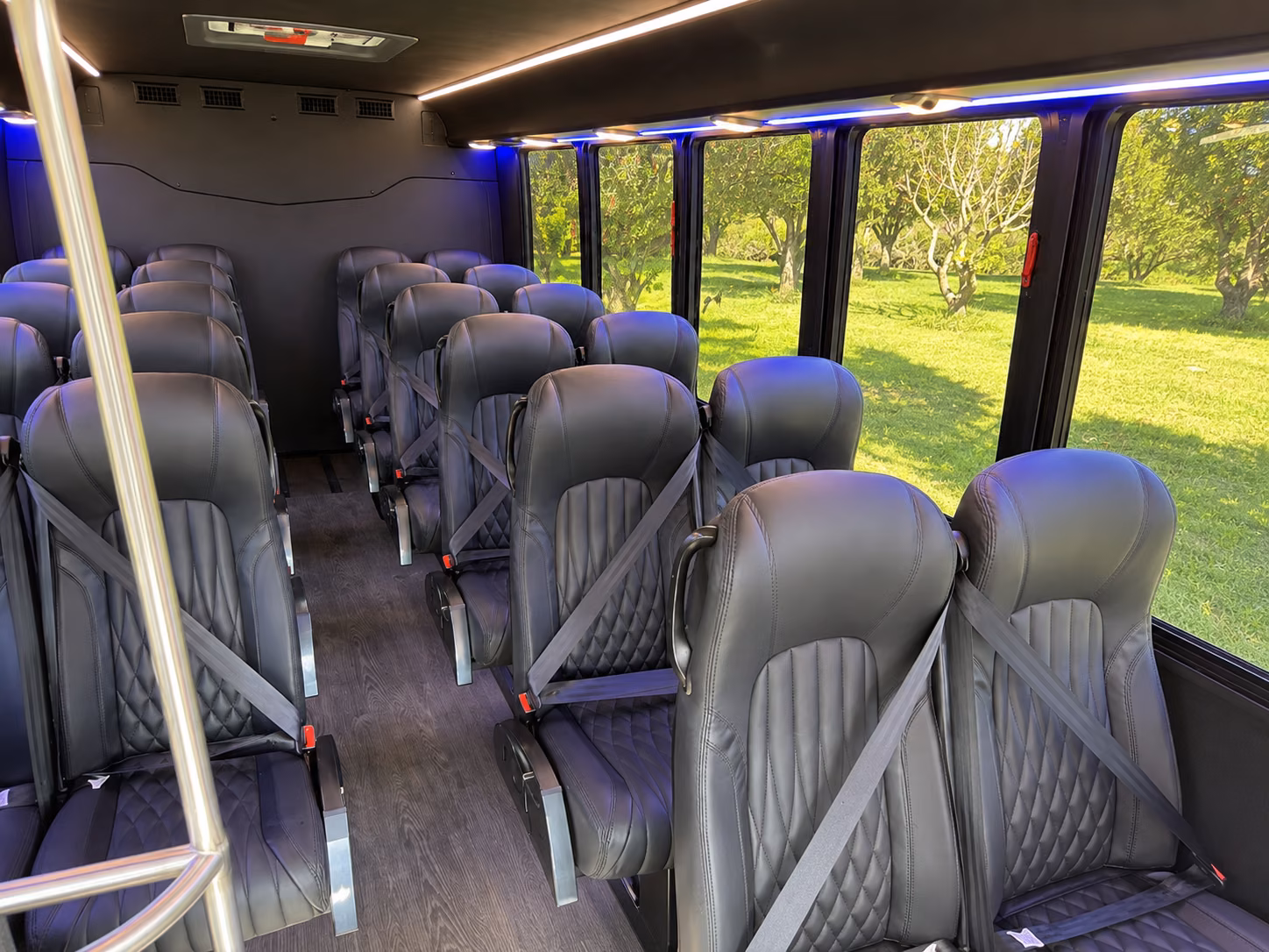 20 passenger minibus inside