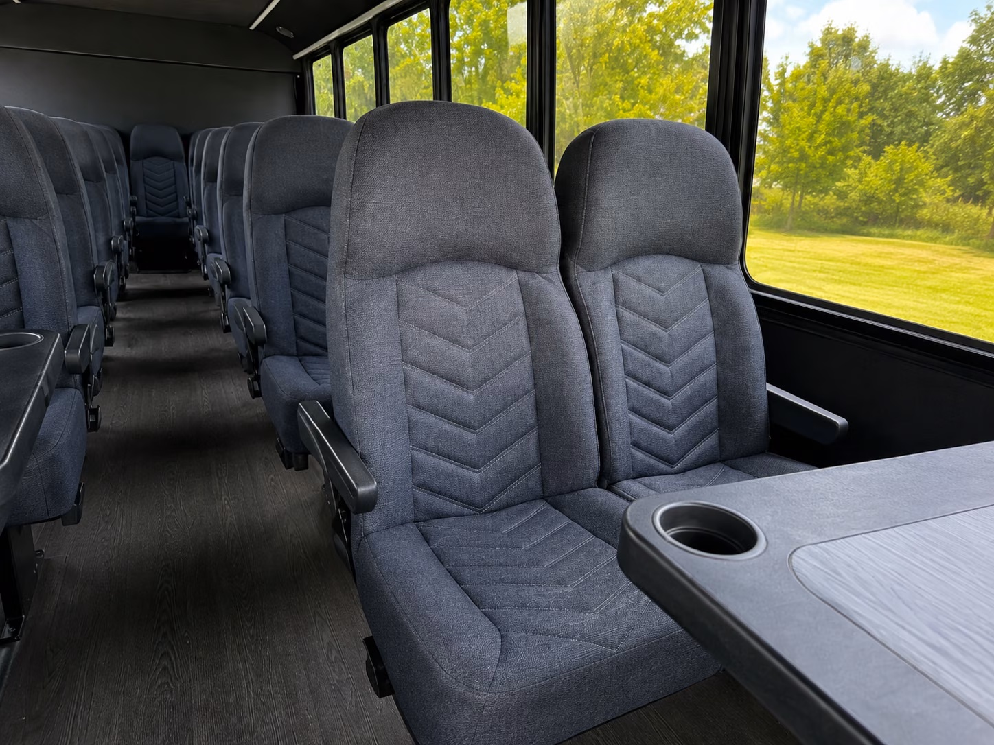 20 passenger minibus interior