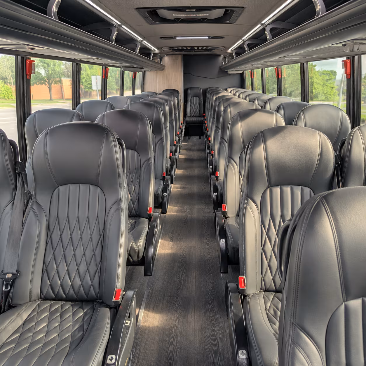 25 passenger minibus inside