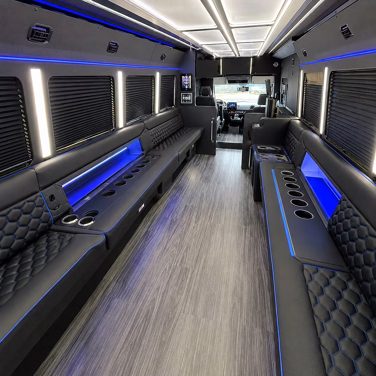 party bus interior