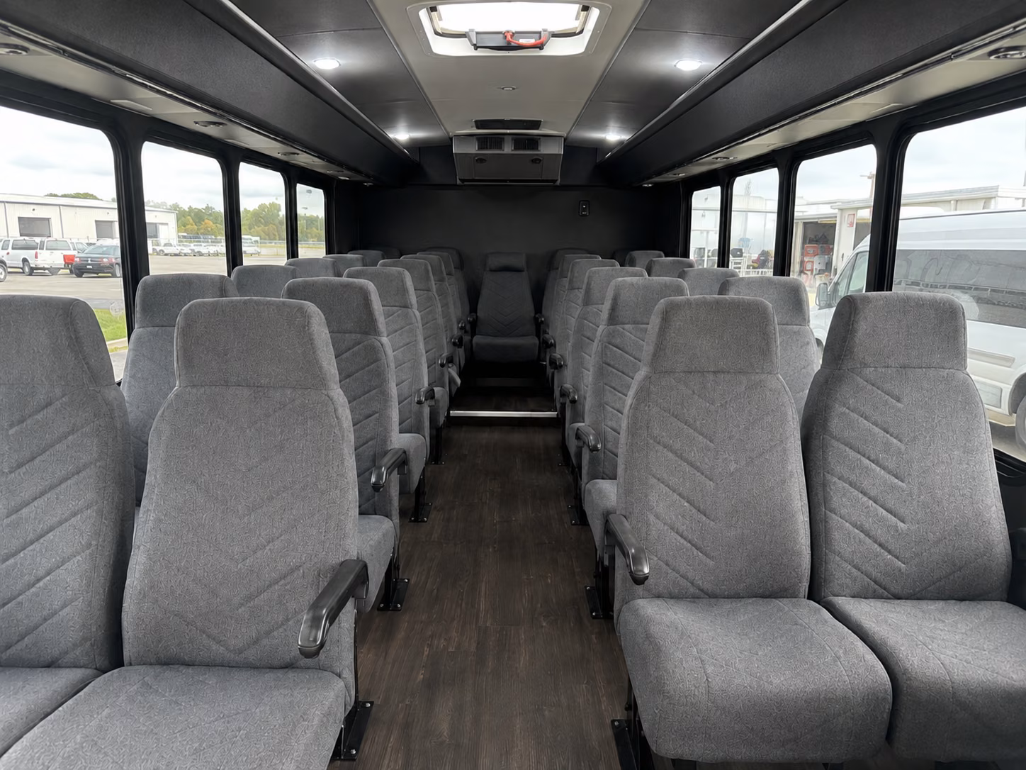 rio rancho 18 passenger minibus inside