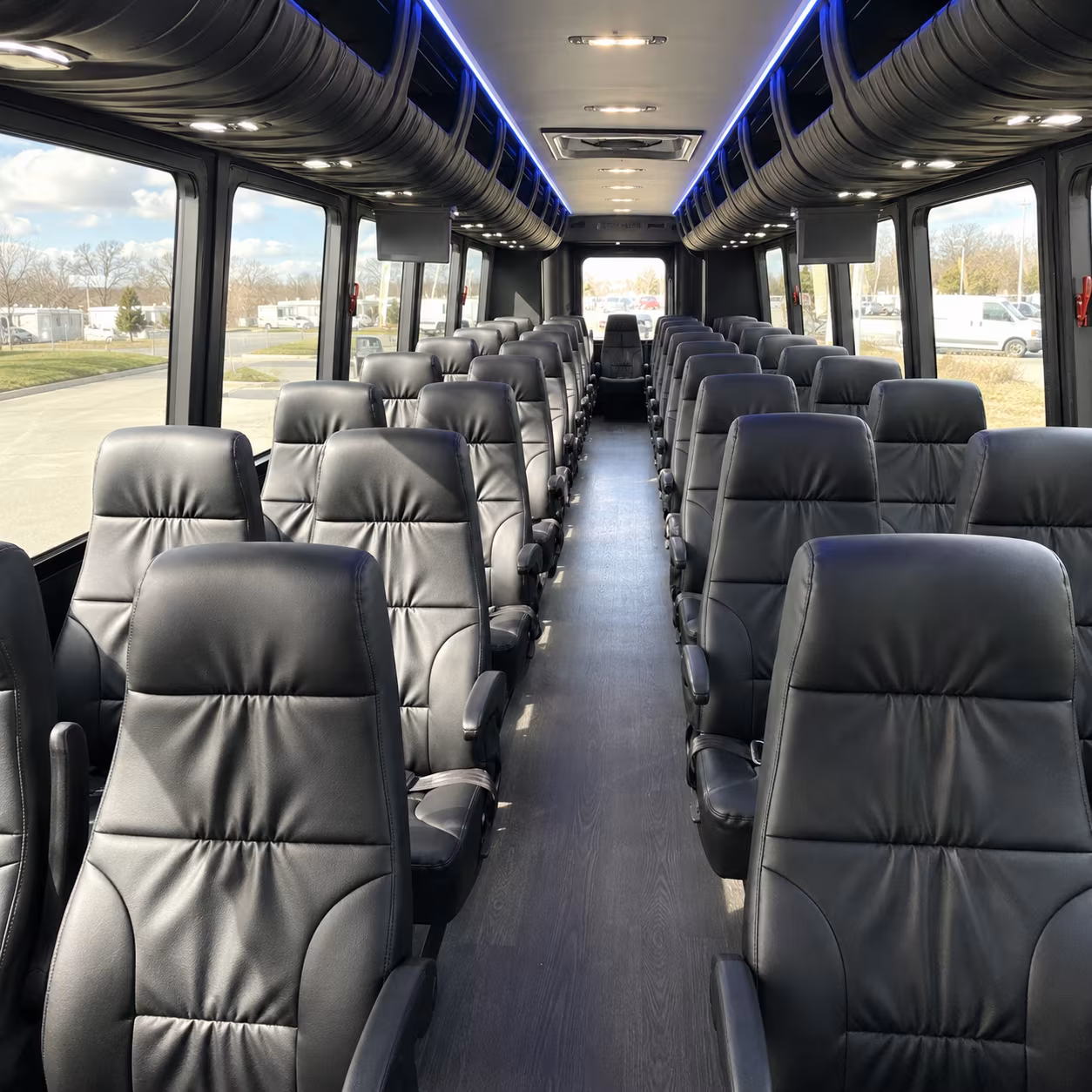 rio rancho 25 passenger minibus interior