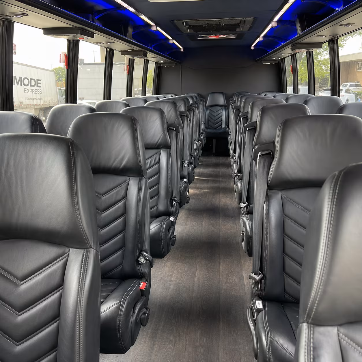rio rancho 30 passenger minibus inside