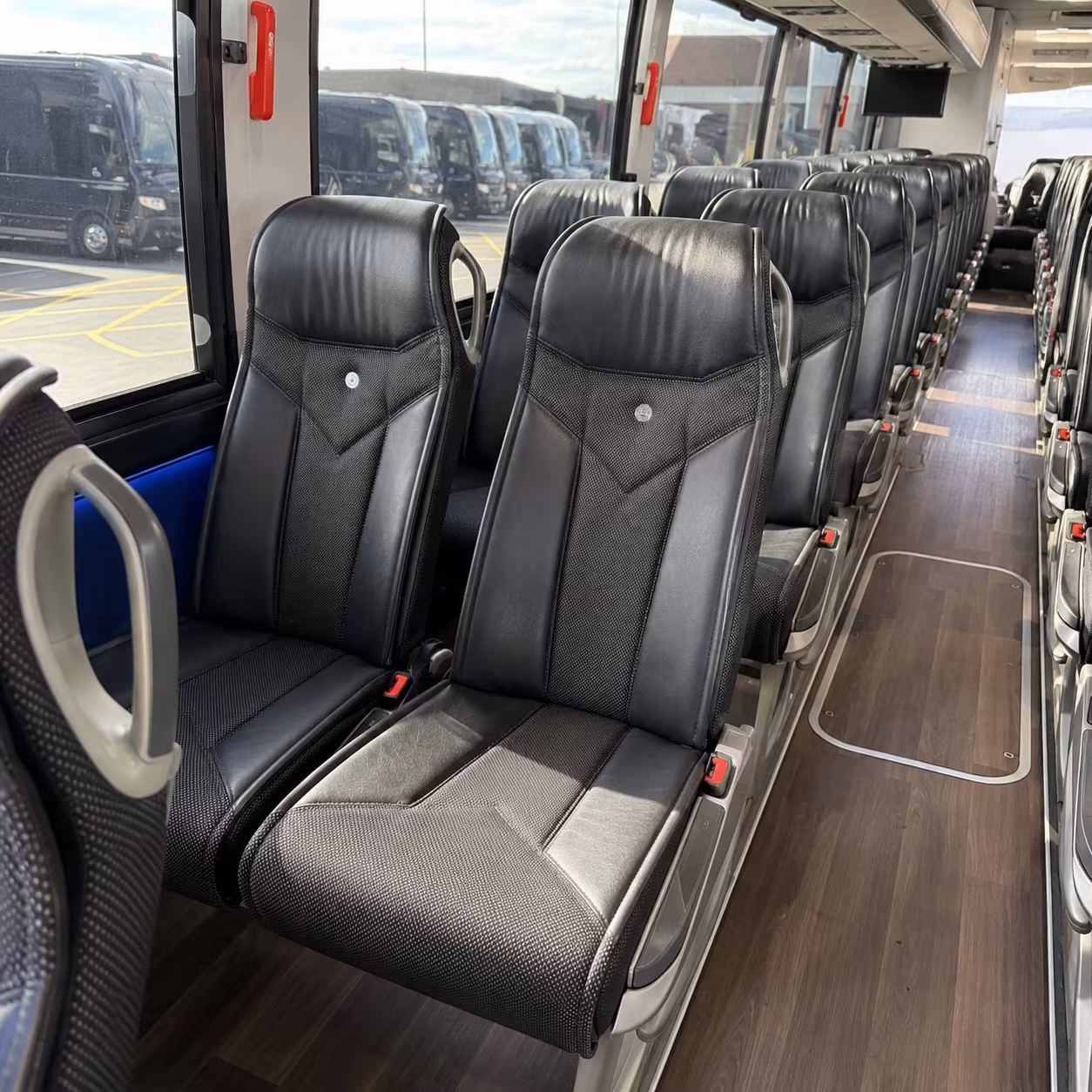 rio rancho 40 passenger charter bus interior