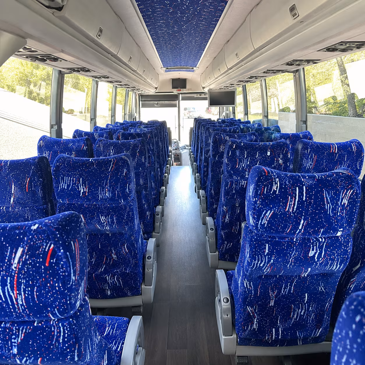 rio rancho 50 passenger charter bus interior