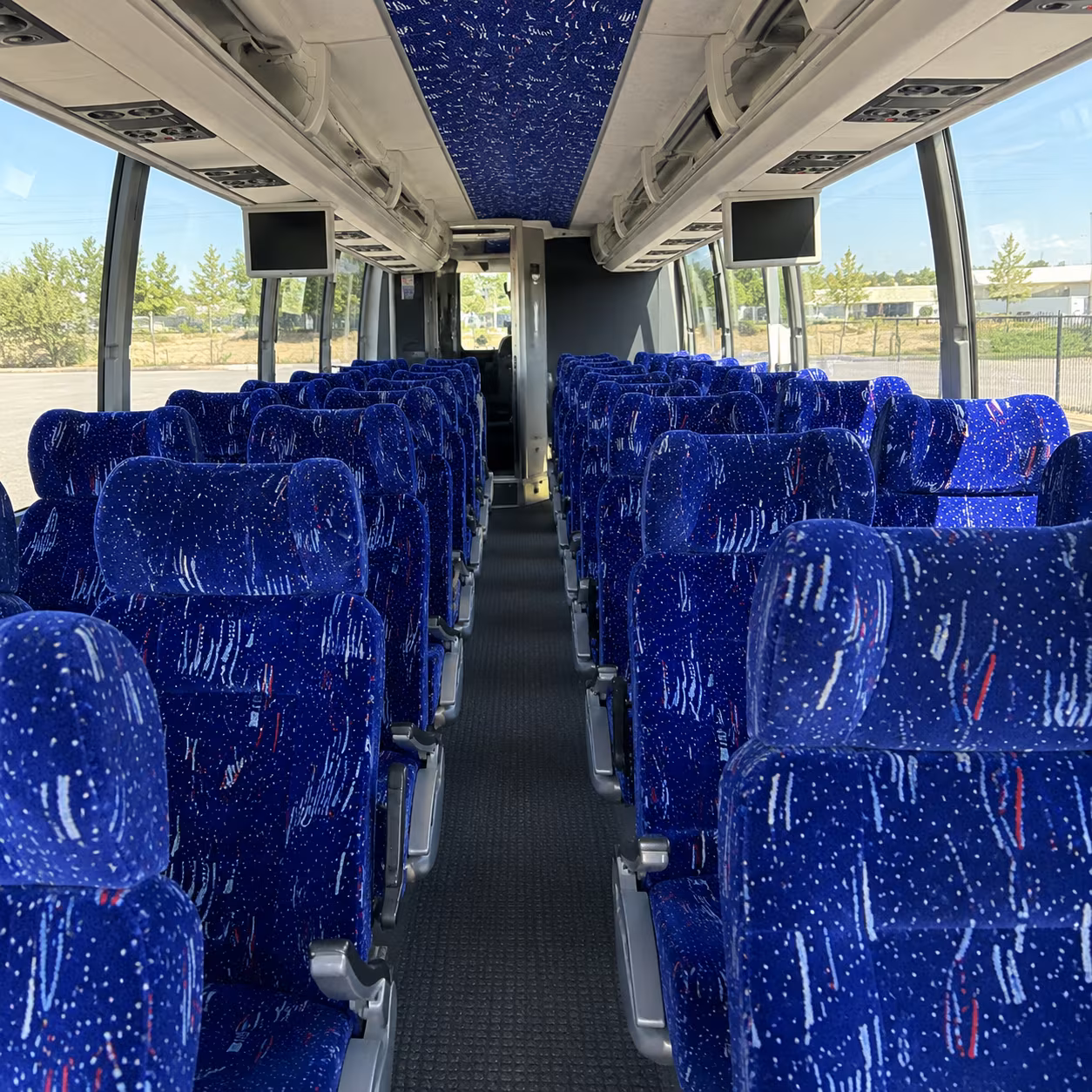 rio rancho 54 passenger charter bus interior
