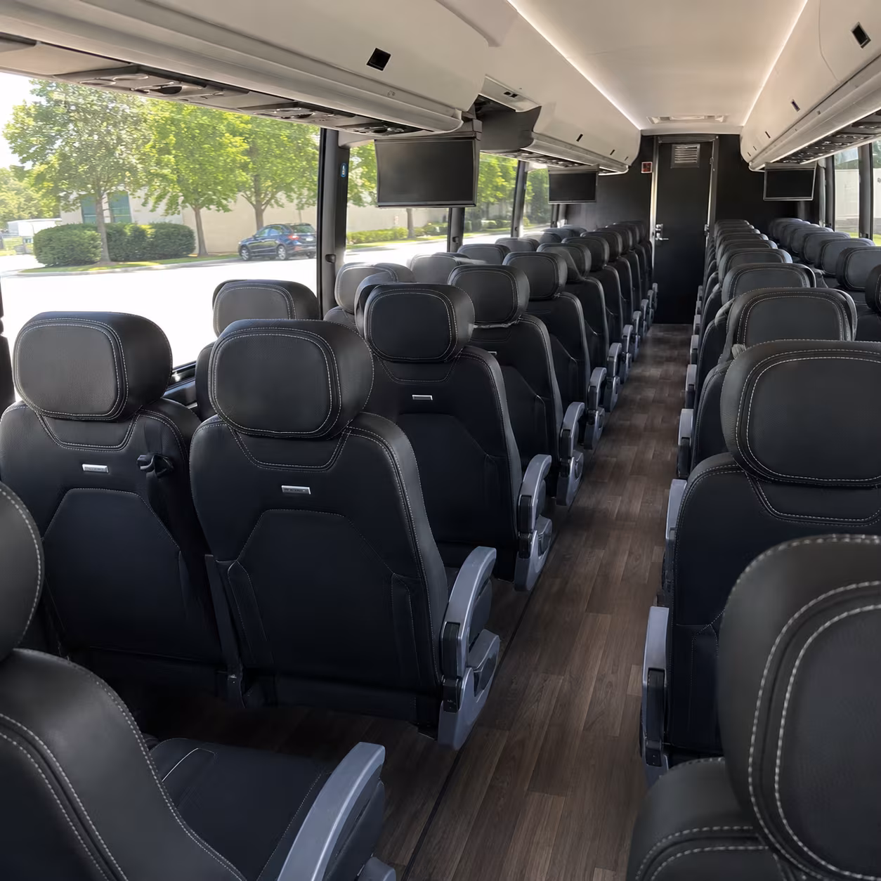 rio rancho 56 passenger charter bus interior