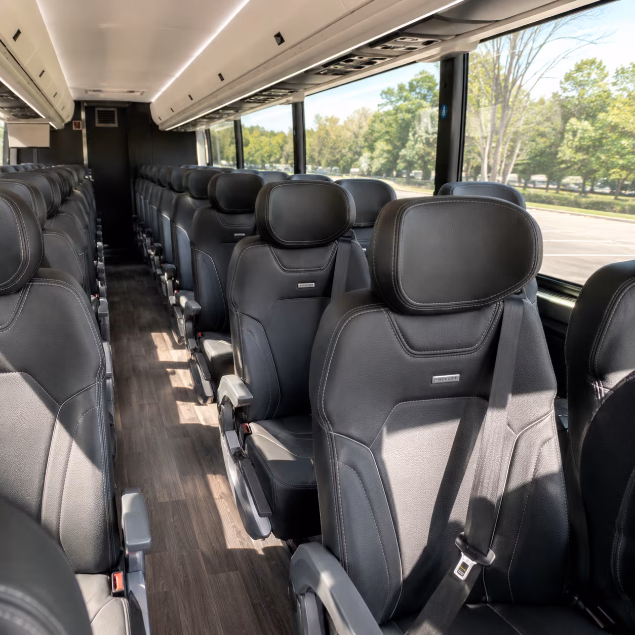 rio rancho charter bus inside