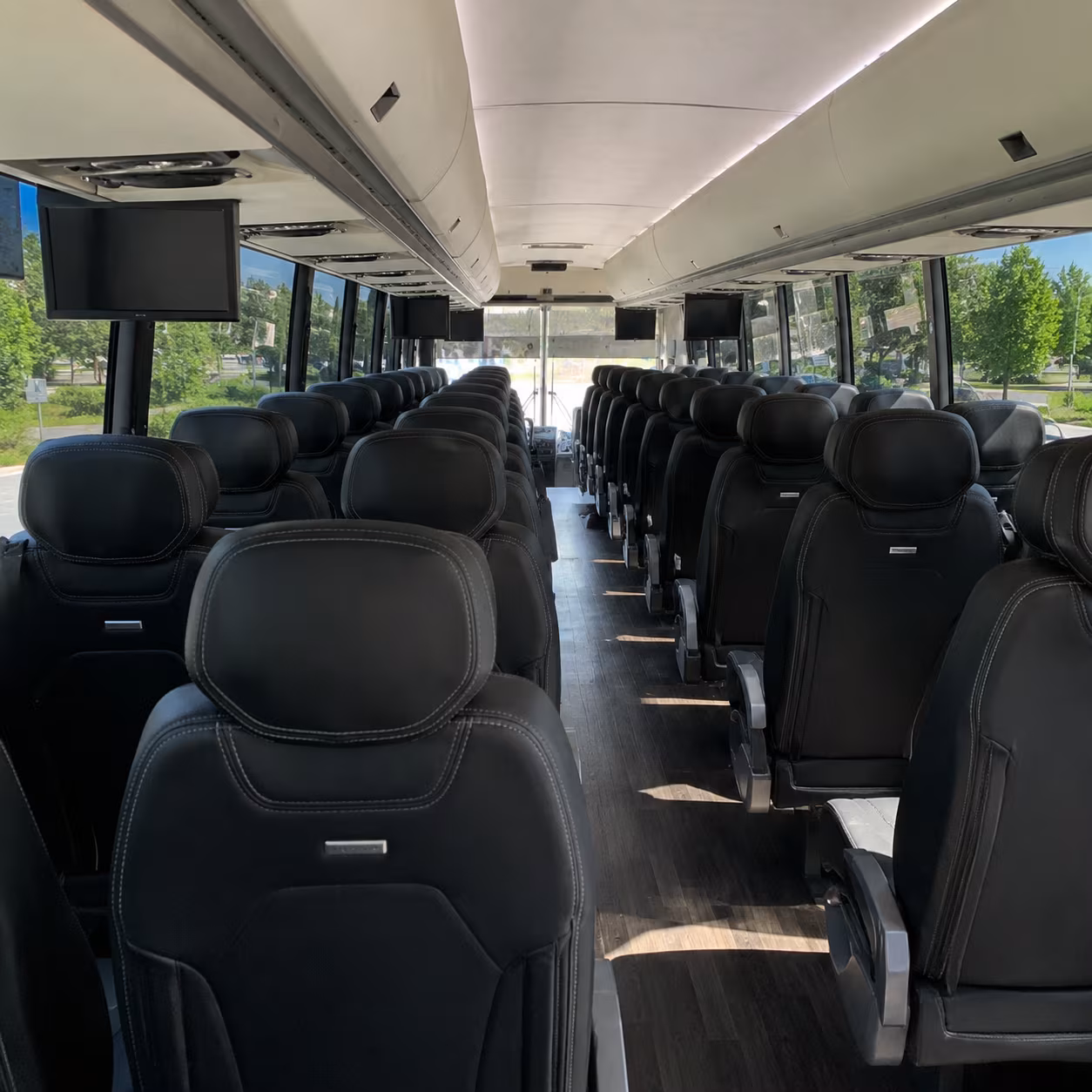 rio rancho charter bus interior